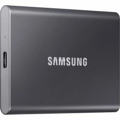 SAMSUNG Portable SSD T7 2TB, Externe SSD (grau, USB-C 3.2 Gen 2 (10 Gbit/s), Extern)