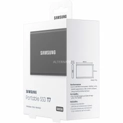 SAMSUNG Portable SSD T7 500GB, Externe SSD (grau, USB-C 3.2 Gen 2 (10 Gbit/s), Extern) -SSD Festplatten Verkäufe SAMSUNG Portable SSD T7 500GB Externe SSD@@imjm4e09 35