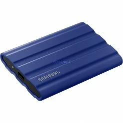 SAMSUNG Portable SSD T7 Shield 1 TB, Externe SSD (blau, USB-C 3.2 Gen 2 (10 Gbit/s), Extern)