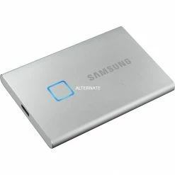 SAMSUNG Portable SSD T7 Touch 2 TB, Externe SSD (silber, USB-C 3.2 Gen 2 (10 Gbit/s), Extern) -SSD Festplatten Verkäufe SAMSUNG Portable SSD T7 Touch 2 TB Externe SSD@@imlm4e06 34