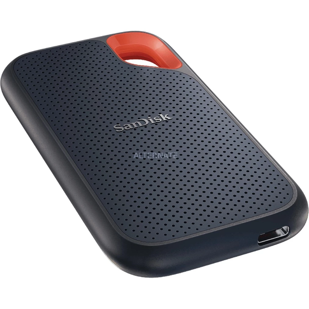 SanDisk Extreme Portable SSD V2 500 GB, Externe SSD (schwarz/orange, USB-C 3.2 Gen 2 (10 Gbit/s)) – Bild 4