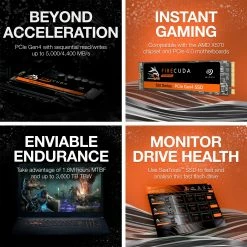 M.2 SSD Seagate FireCuda 520 2 TB, SSD (PCIe 4.0 X4, NVMe 1.3, M.2 2280) -SSD Festplatten Verkäufe Seagate FireCuda 520 2 TB SSD@@1592346 5