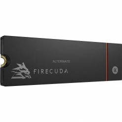 PS5 SSDs Seagate FireCuda 530 500 GB Mit Kühlkörper, SSD (schwarz, PCIe 4.0 X4, NVMe 1.4, M.2 2280)