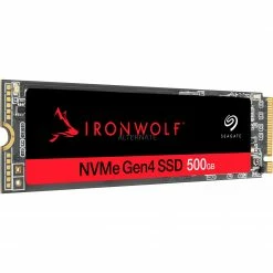 M.2 SSD Seagate IronWolf 525 500 GB, SSD (PCIe 4.0 X4, NVMe 1.3, M.2 2280)
