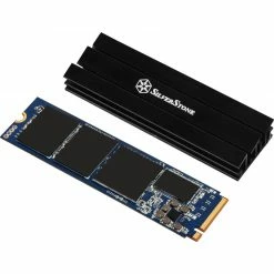 Festplattenkühler SilverStone TP02-M2, Set (schwarz, Unterstützt 2280-M.2-SSD) -SSD Festplatten Verkäufe SilverStone TP02 M2 Set@@hxzns000 5