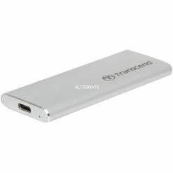 Transcend ESD240C 120 GB, Externe SSD (silber, USB-C 3.2 Gen 2 (10 Gbit/s)) -SSD Festplatten Verkäufe Transcend ESD240C 120 GB Externe SSD@@imhm3e02 2