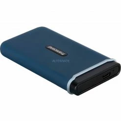 Transcend ESD370C 500 GB, Externe SSD (blau, USB-C 3.2 Gen 2 (10 Gbit/s)) -SSD Festplatten Verkäufe Transcend ESD370C 500 GB Externe SSD@@1795584 4