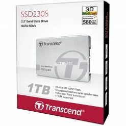 SATA SSD Transcend SSD230S 1 TB (silber, SATA 6 Gb/s, 2,5") -SSD Festplatten Verkäufe Transcend SSD230S 1 TB@@imkm3x 4