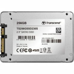 SATA SSD Transcend SSD230S 256 GB (silber, SATA 6 Gb/s, 2,5") -SSD Festplatten Verkäufe Transcend SSD230S 256 GB@@imim3a09 3