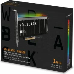 PCIe SSD WD Black AN1500 1 TB, SSD (schwarz, PCIe 3.0 X8, AIC) -SSD Festplatten Verkäufe WD Black AN1500 1 TB SSD@@1694678 5