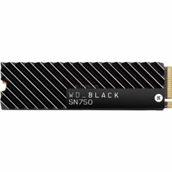 M.2 SSD WD Black SN750 2 TB, SSD (schwarz, PCIe 3.0 X4, NVMe, M.2 2280 Mit Kühlkörper) -SSD Festplatten Verkäufe WD Black SN750 2 TB SSD@@imlmix00 1