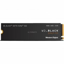 M.2 SSD WD Black SN770 2 TB, SSD (schwarz, PCIe 4.0 X4, NVMe, M.2 2280)