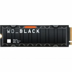 M.2 SSD WD Black SN850X NVMe SSD 1 TB (schwarz, PCIe 4.0 X4, NVMe, M.2 2280, Kühlkörper)