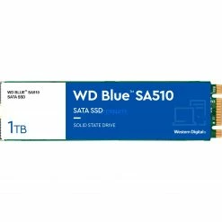 M.2 SSD WD Blue SA510 1 TB, SSD (blau/weiß, SATA 6 Gb/s, M.2 2280)