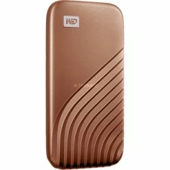 WD My Passport SSD 2 TB, Externe SSD (gold, USB-C 3.2 Gen 2 (10 Gbit/s))
