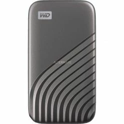 WD My Passport SSD 500 GB, Externe SSD (grau, USB-C 3.2 Gen 2 (10 Gbit/s))