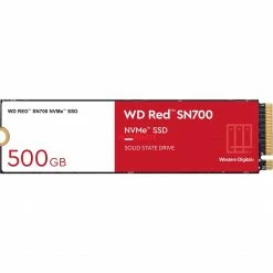 M.2 SSD WD Red SN700 500 GB, SSD (PCIe 3.0 X4, NVMe, M.2 2280)